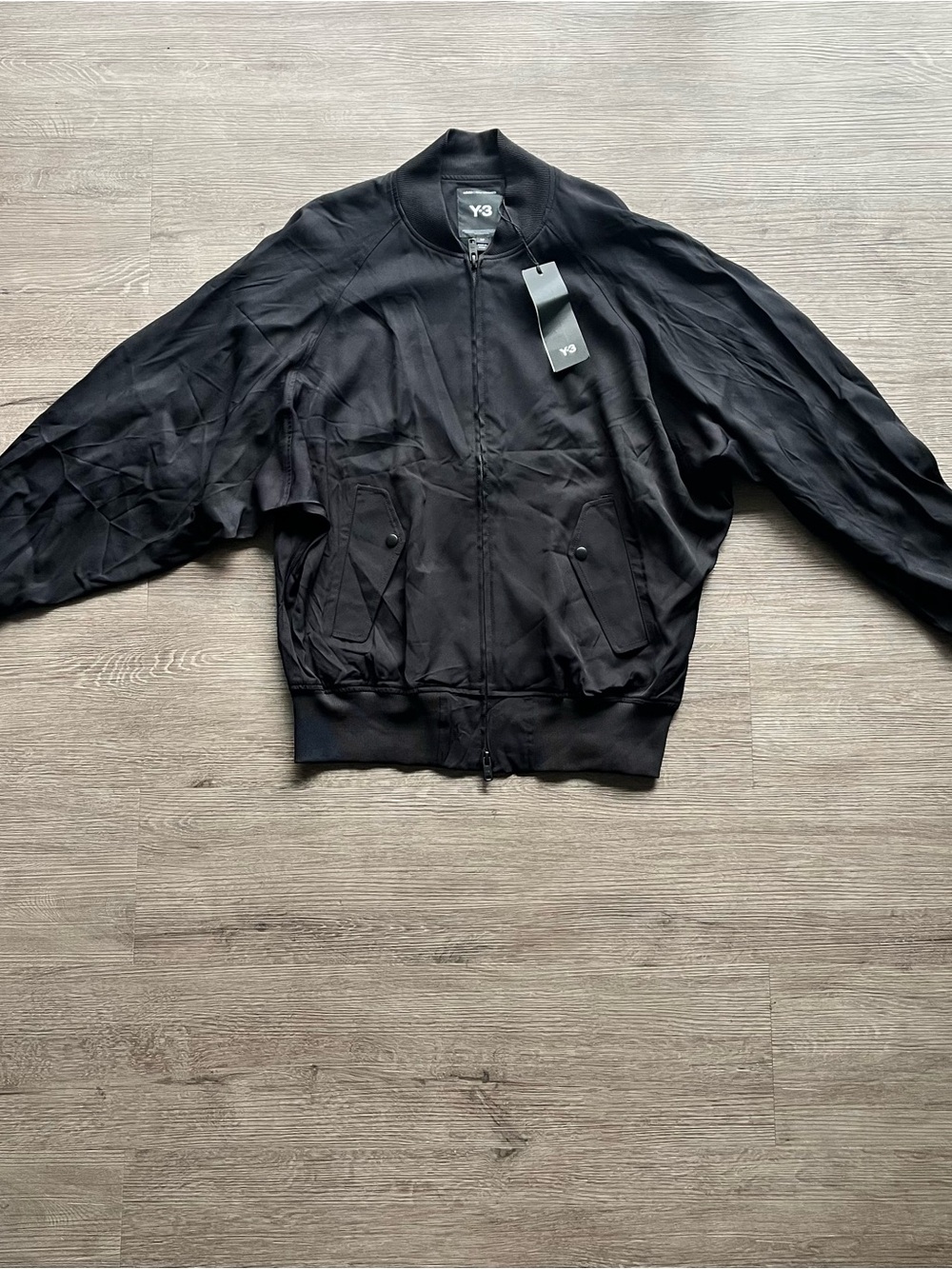 Y3 Yohji Yamamoto Adidas New Classic Cropped Track Jacket Black Sz S Streetwear